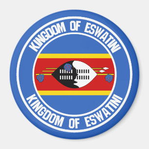 Swasiland ( Eswatini ) RundEmblem Magnet