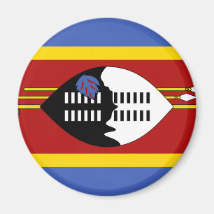 Swasiland-Flagge Magnet