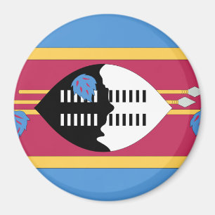Swasiland-Flagge Magnet