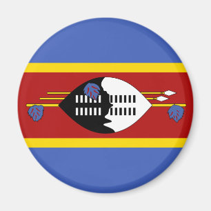 Swasiland-Flaggen-Magnet Magnet