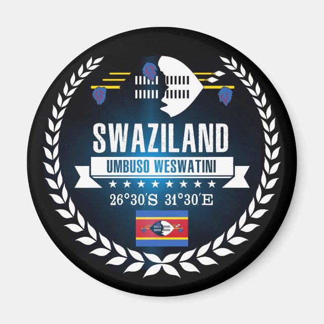 Swasiland Magnet (Vorne)
