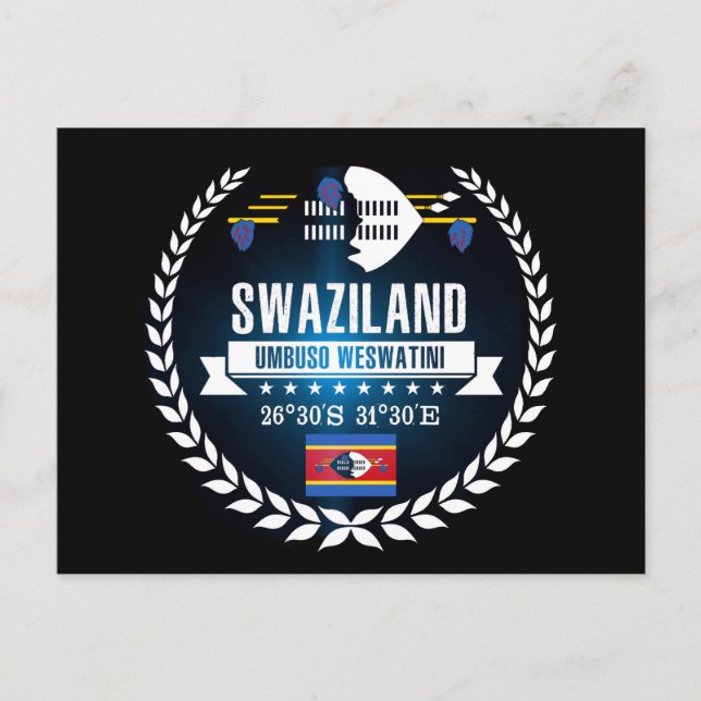 Swasiland Postkarte (Vorderseite)