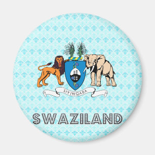 Swasiland-Wappen Magnet