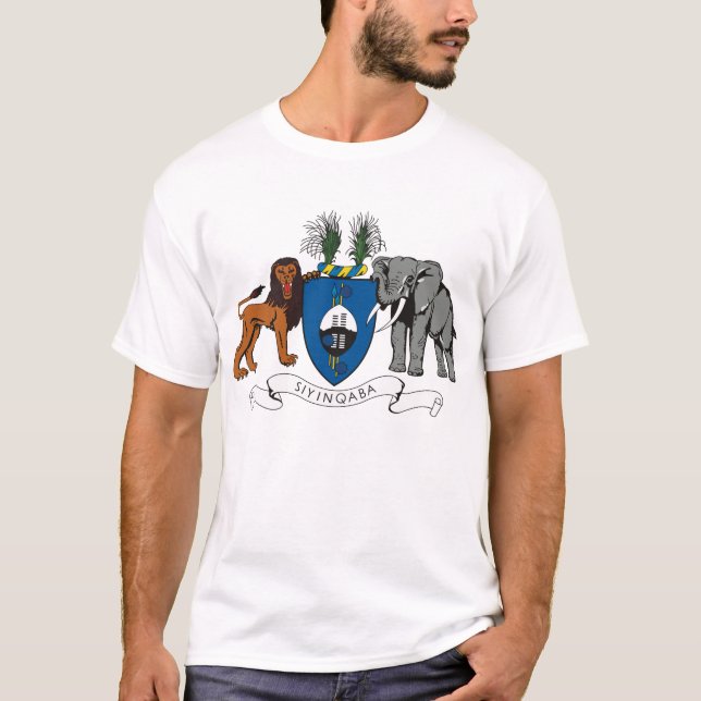 Swasiland-Wappen T - Shirt (Vorderseite)