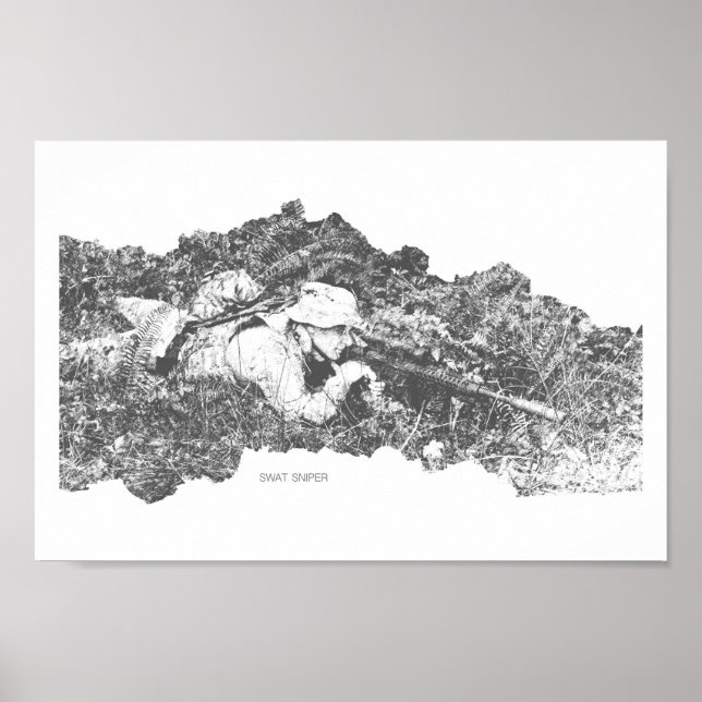 SWAT Sniper Poster (Vorne)