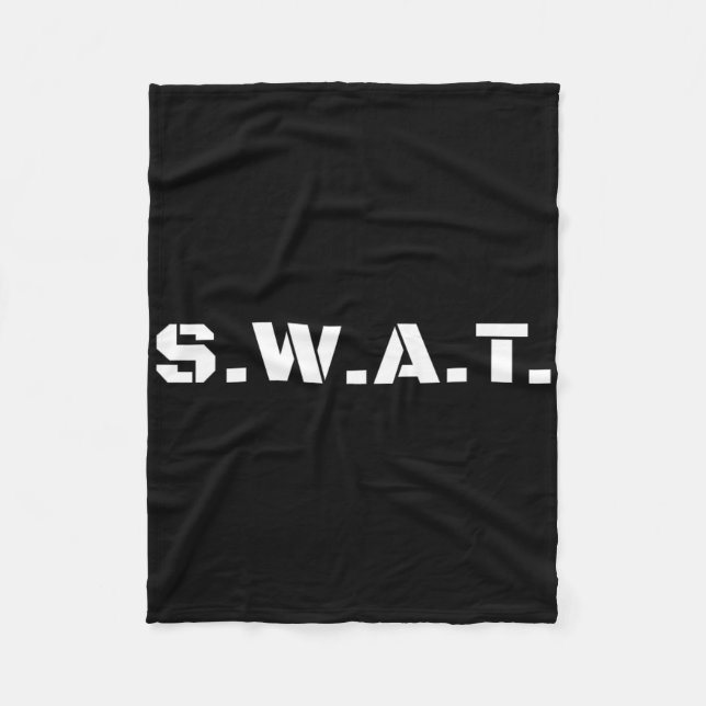 Swat Team Boys Halloween Kostüme Kinder Tacional U Fleecedecke (Vorderseite)