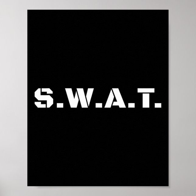 Swat Team Boys Halloween Kostüme Kinder Tacional U Poster (Vorne)