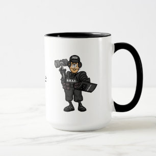 SWAT Team Policeman Tasse