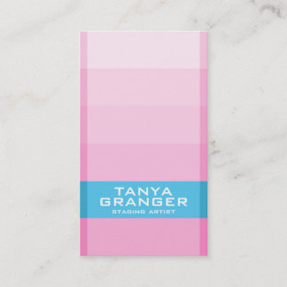 Swatch Gradient - Pink Visitenkarte