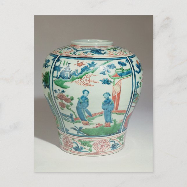 Swatow-Polychrome-Gläser, Ende des 16. Jahrhundert Postkarte (Vorderseite)