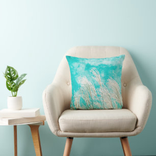 Sway - Ziergräser gegen einen blauen Himmel Kissen