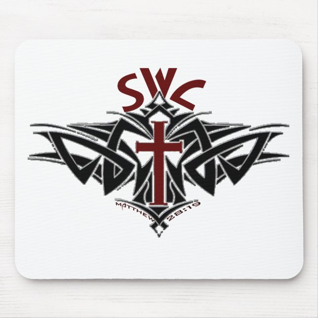 SWC - Matthew-28:19 Mausunterlage Mousepad (Vorne)