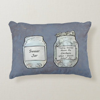 Swear Jar und Chicken Jar Dekokissen