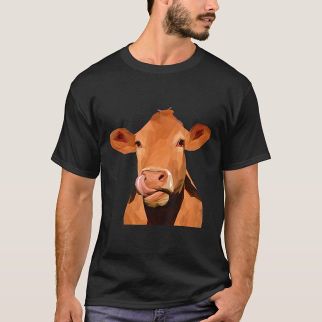 Sweas Und Mit Jugend S Kuh T-Shirt (Vorderseite)