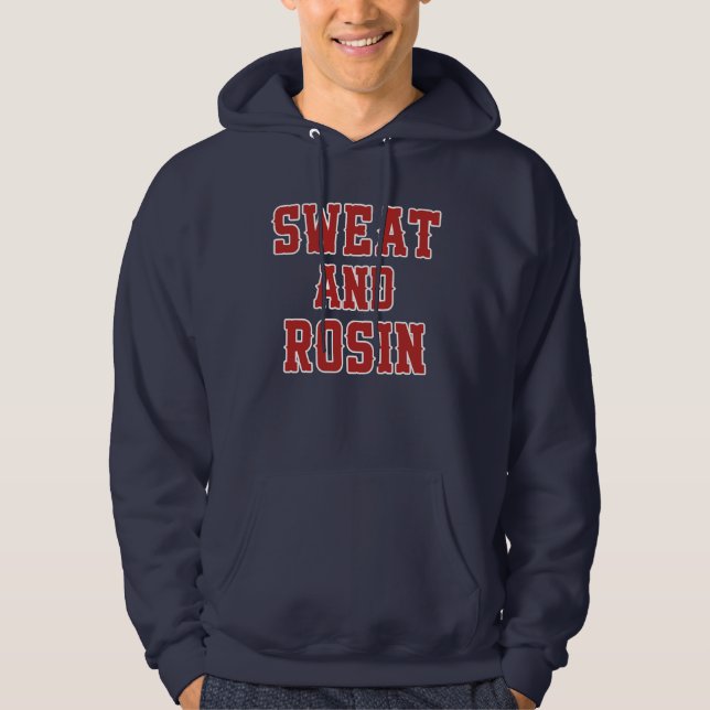 Sweat And Rosin - New York Baseball Player Hoodie (Vorderseite)