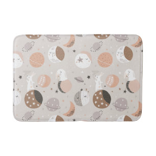 Sweat Dream Bunnies im Weltraummuster Badematte