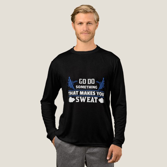 Sweat for Success T-Shirt Tri-Blend Shirt (Volle Vorderseite)