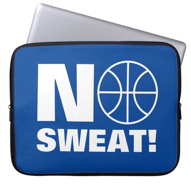 Sweat funny basketball Laptop Sleeve (Vorderseite)