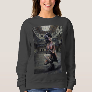 SWEAT Jeff Mougenot/ Black doll steampunk2 Sweatshirt