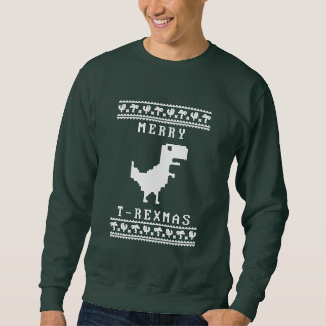 Sweat Merry T-Rexmas Sweatshirt (Vorderseite)