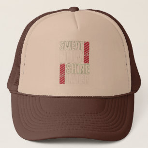 Sweat Now Shine Spater - Fett Fitness Motivation Truckerkappe