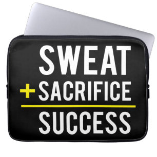 Sweat Plus opfere gleich erfolgreich - Inspiration Laptopschutzhülle