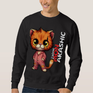 Sweat-Shirt Katze Wird Ich liebe Mein Akashic Sweatshirt