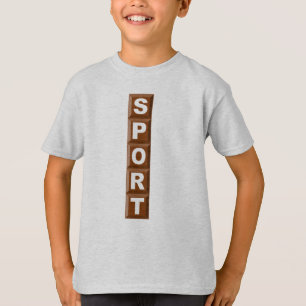 SWEAT-SHIRT MIT SCHOKOLADE SPORT T-Shirt