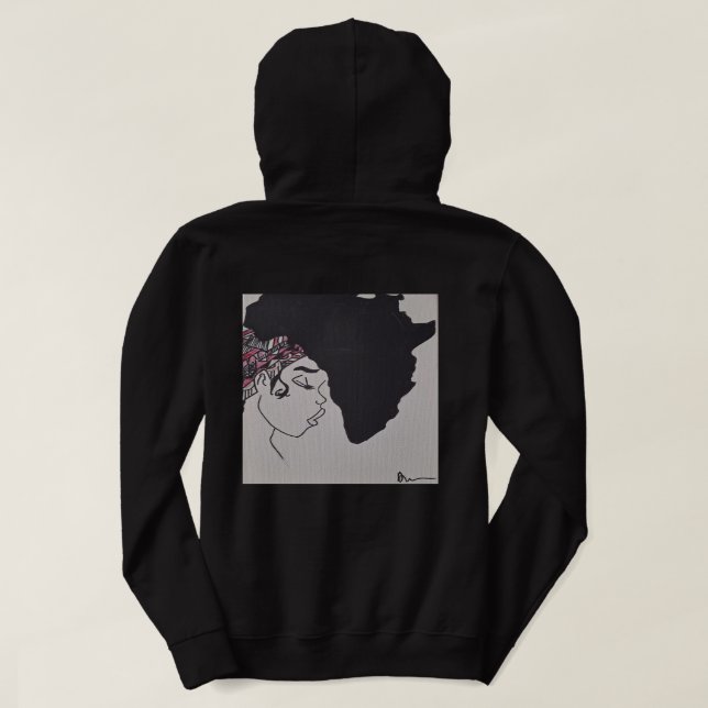 sweat street afro hoodie (Design Rückseite)