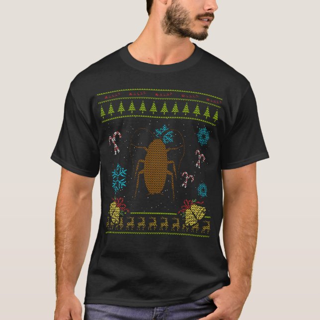 Sweater Christmas Shirt Hissing Cockroach Pet (Vorderseite)