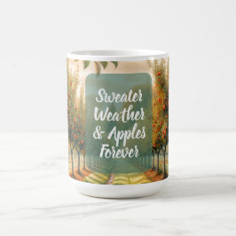 Sweater Weather & Äpfel für immer | Kaffeetasse