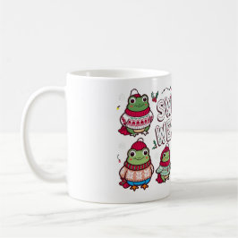 "Sweater Weather Frogs - Festlich und gemütlich" Kaffeetasse