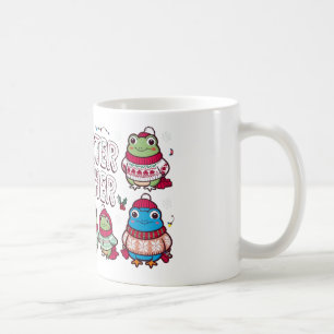 "Sweater Weather Frogs - Festlich und gemütlich" Kaffeetasse