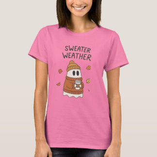 "Sweater Weather" Gemütlicher Herbstfall T - Shirt