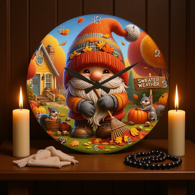 Sweater Weather Große Wanduhr (Von Creator hochgeladen)