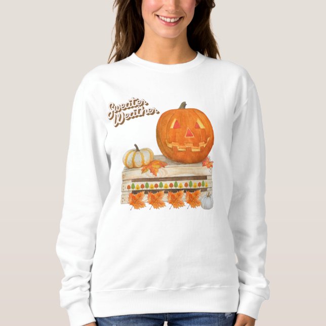Sweater Weather / Halloween Sweatshirt (Vorderseite)