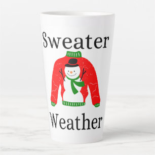 Sweater Weather Latte Tasse