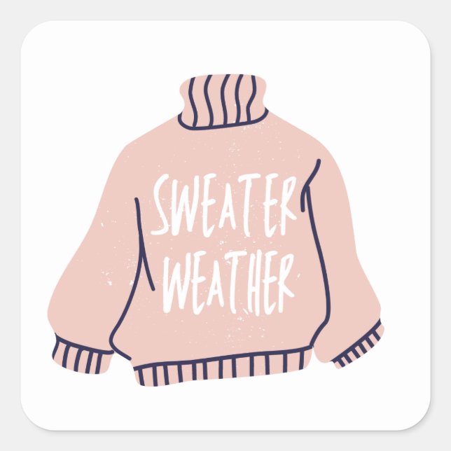 Sweater Weather Sticker (Vorderseite)