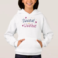 Sweater Weather Typografie Pink Blue