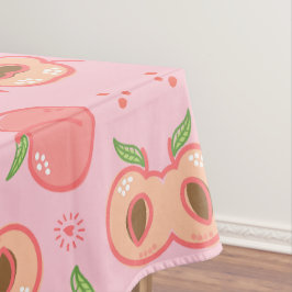 Sweatpfirsichmuster Tischdecke