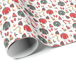 Sweatshats & Mittens Holiday Wrapping Paper Geschenkpapier