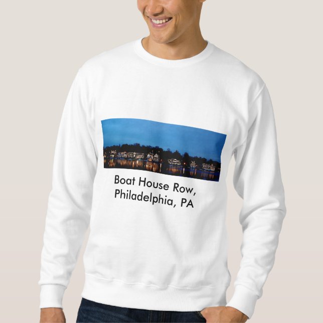 Sweatshirt… Boots-Haus-Reihe, Philadelphia, PA Sweatshirt (Vorderseite)