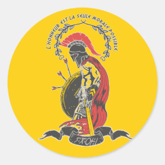 Sweatshirt Citation Jugurtha Runder Aufkleber