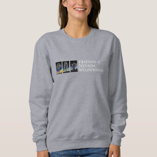 Sweatshirt (Dark Sky Logo - Weiß) (Vorderseite)