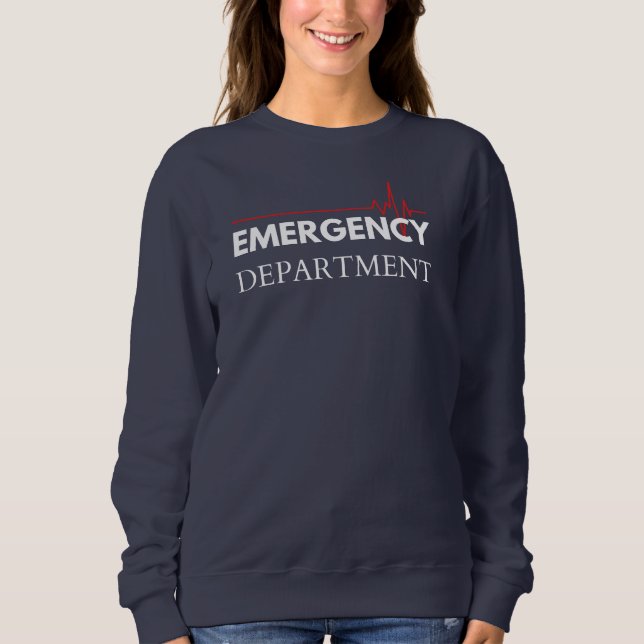 Sweatshirt des Notdienstes (Vorderseite)