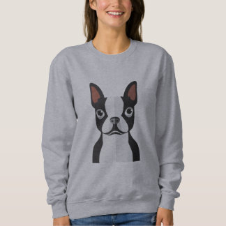 Sweatshirt-Frauen Bostons Terrier Sweatshirt