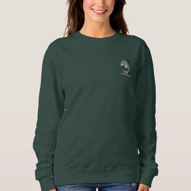 SWEATSHIRT FRAUEN ZOMBIE REPELLENT ART AND DESIGN (Vorderseite)