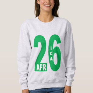 Sweatshirt für Damen aschgrau DESIGN AFRICA 26
