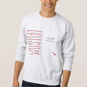 Sweatshirt-Geschenk für den Valentinstag Sweatshirt
