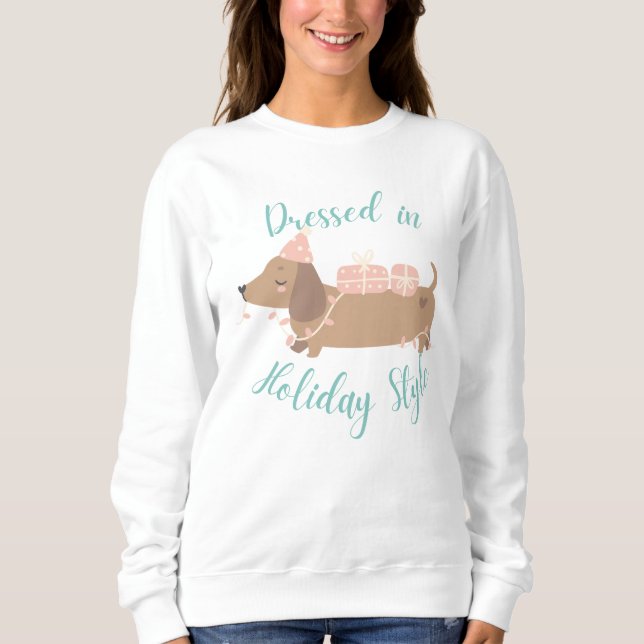 Sweatshirt im Holiday Style gekleidet (Vorderseite)